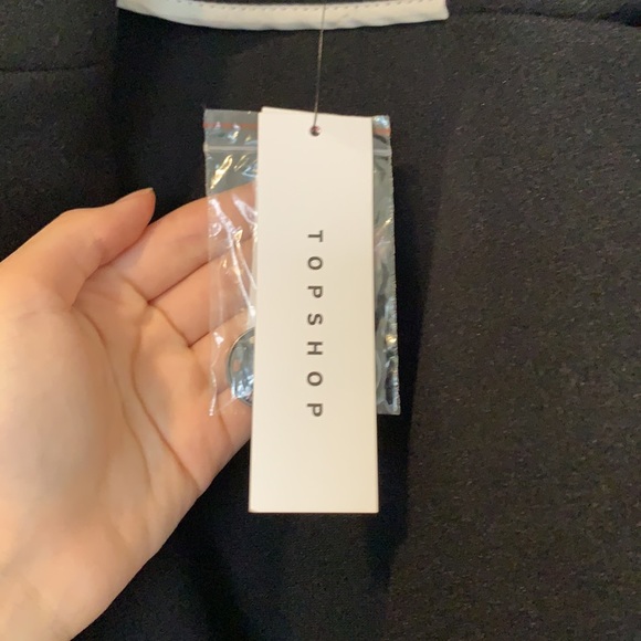 TOPSHOP Single Breasted Coat - Picture 8 of 10